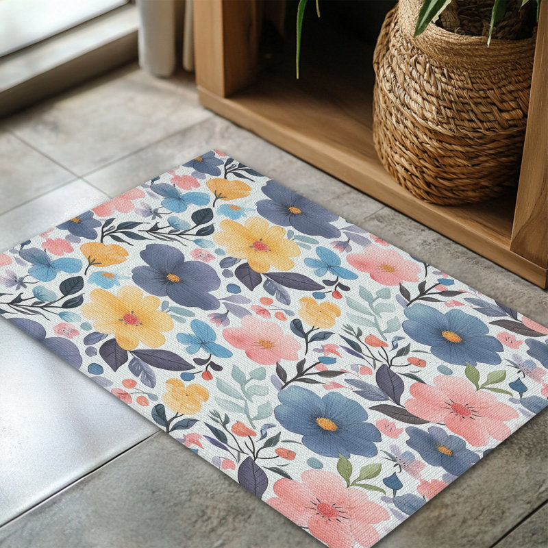 Tapis tressé Blossom Echo, Rectangulaire 3 pi x 5 pi