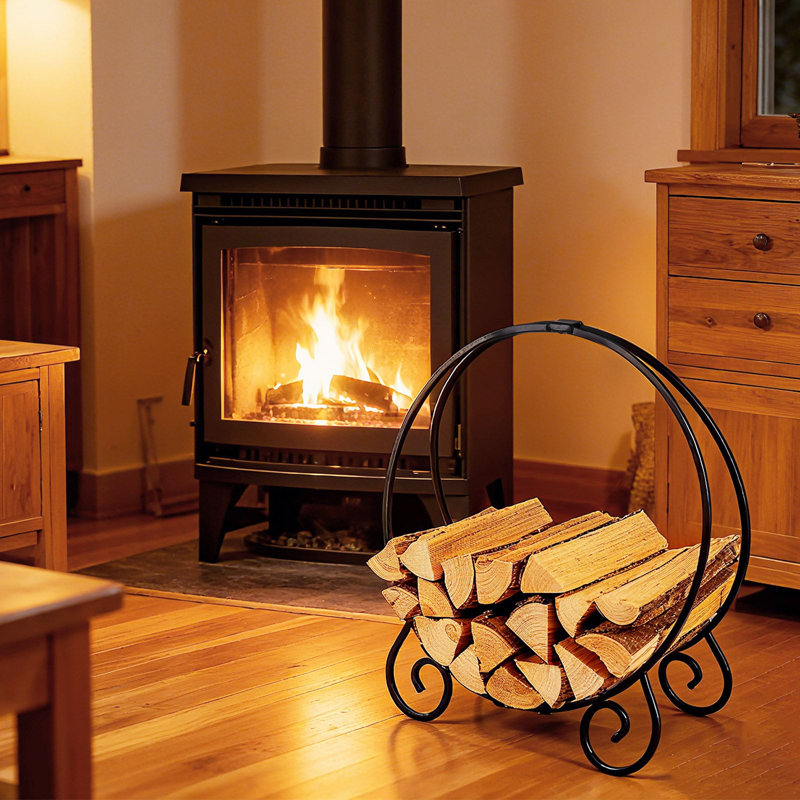 59cm W Metal Log Rack
