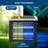 Solar Mosquito Killer Lamp With Solar Panel Rechargeable Fly Zapper Outdoor And Indoor Use