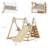 Triangle Climbing Frame, Wooden Climber with Swing-105533171