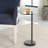 Jaquayla Glass Top End Table
