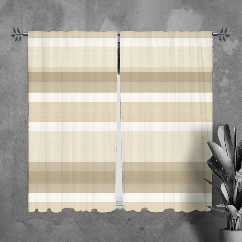 Paire de rideaux obscurcissant en polyester Wollis, L 20 po x L 61 po