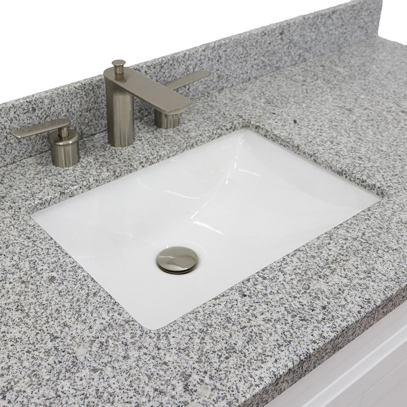 Ensemble de meuble-lavabo simple 61 po Denzell, gris