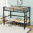 Metal Bunk Bed With Guardrails-626206296