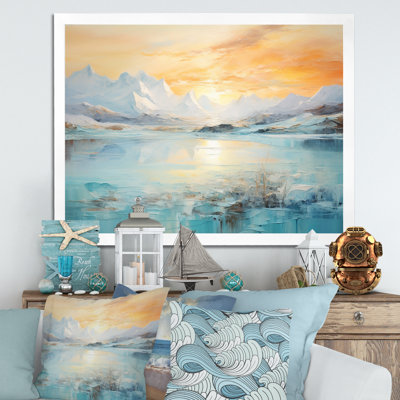 " Glacier Sunrise In Alaska "