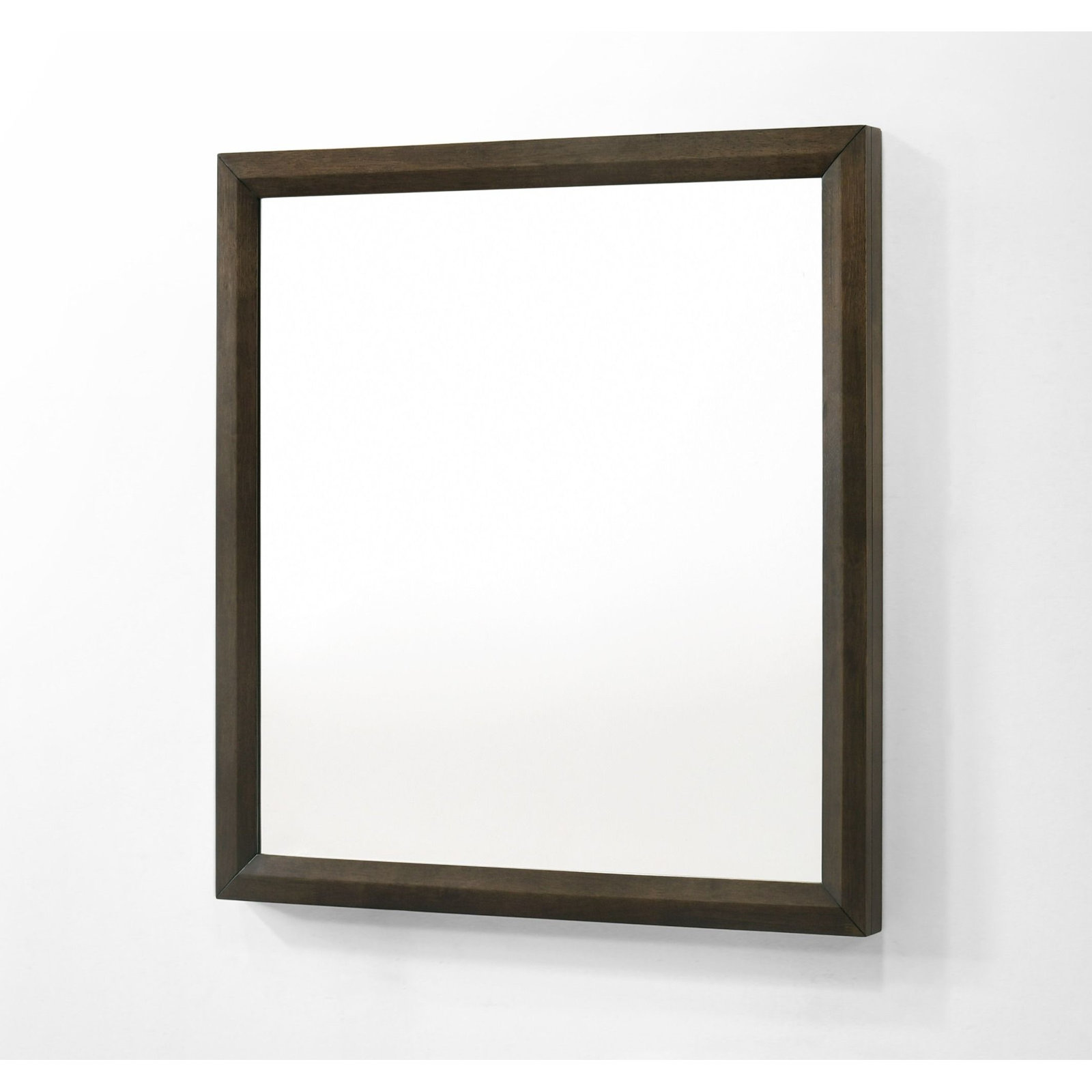 Langley Rectangle Wall Mirror, Cherry