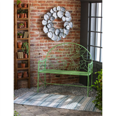 Banc de jardin en métal Hummingbird