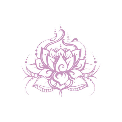Adhésif décoratif fleur de lotus