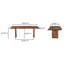 Lila Large Dining Table Brown-2059278937