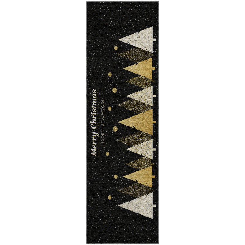 Cerrito Area Rug with Non-Slip Backing, Runner 2'3" x 7'6"