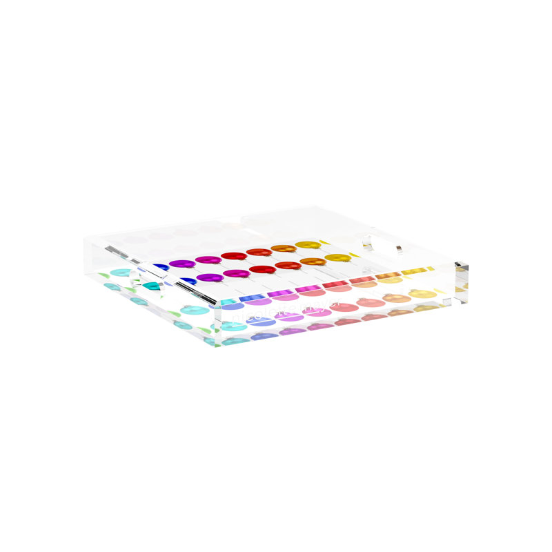 Merry Everything No Writing Acrylic Square Decorative Tray