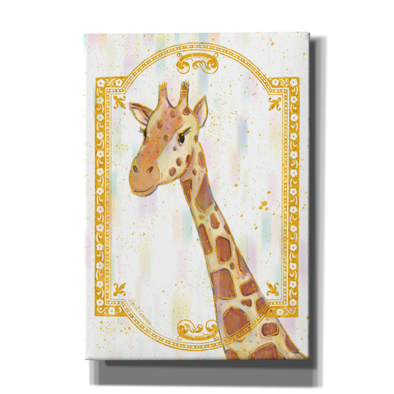 «Gilded Safari 3» par Holli Conger, art mural sur toile, H 26 po x l 18 po x P 0,75 po