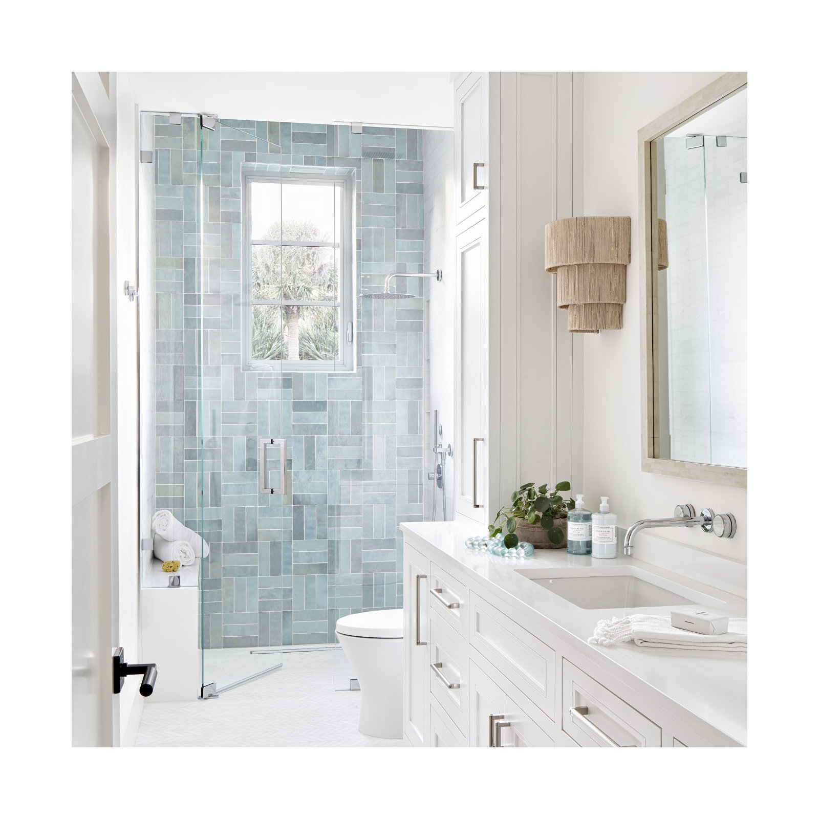 Cloe 2.5" x 8" Ceramic Tile, Baby Blue