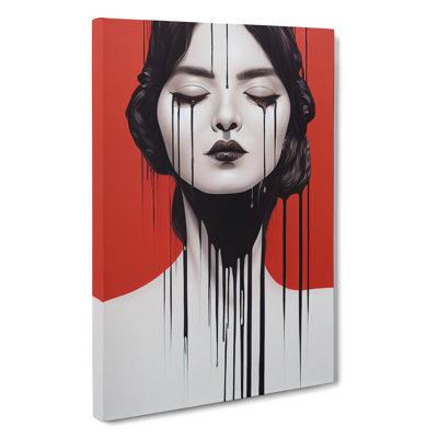 Painted Woman No.1 Abstract - Wall Art