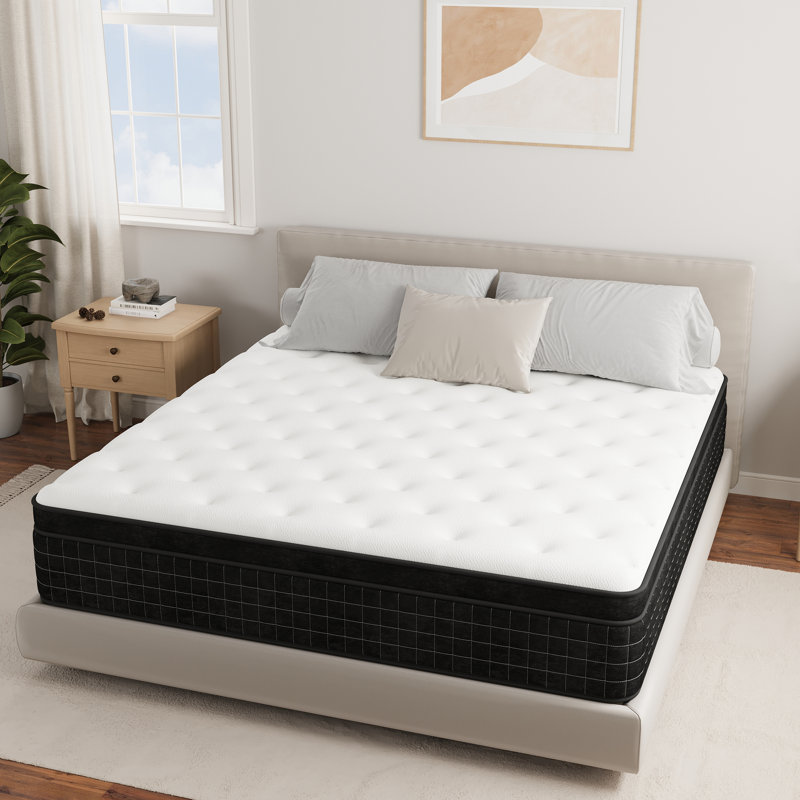 Matelas hybride à ressorts ensachés 12 po / 14 po, 12", Grand lit
