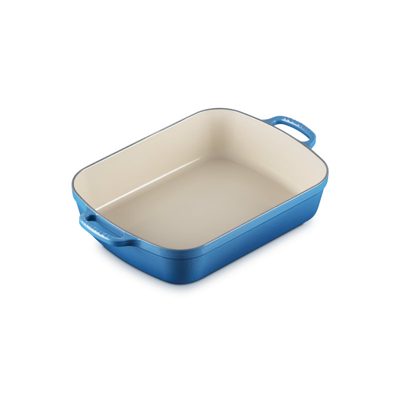 Le Creuset Signature Enameled Cast Iron Roaster, 5.25 qt., Marseille