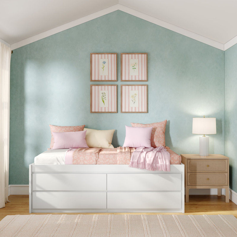 Jack Captain Bed with Storage Drawers, Twin, White