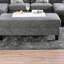 Repose-pieds de style contemporain avec repose-pieds en chenille 1pc