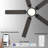 Essex Smart 5 - Blade LED Ceiling Fan with Remote Control Light Kit, Downrod-12258513-12258526