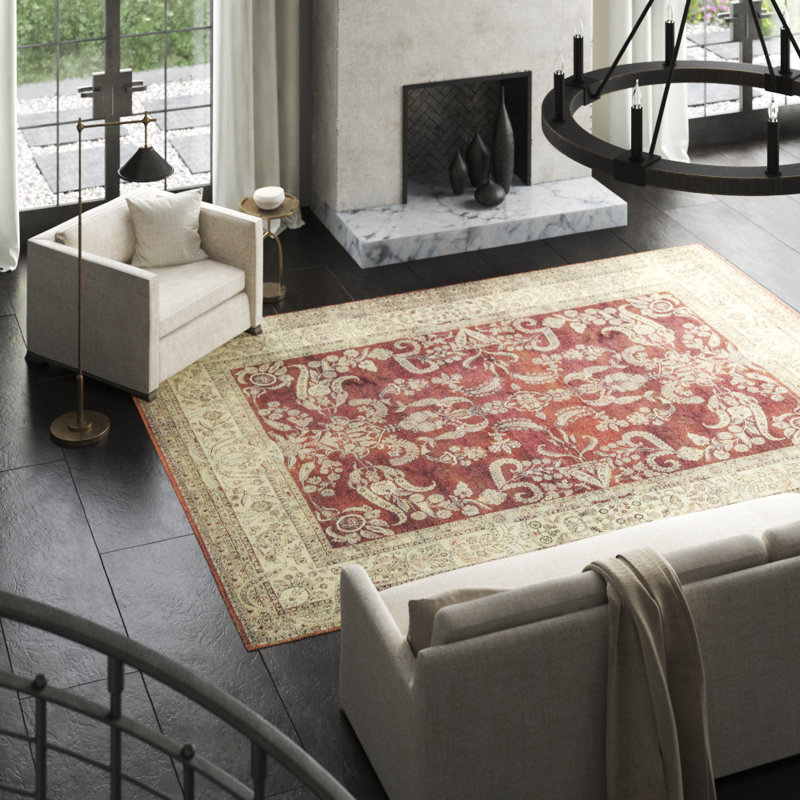 Sarouk Wool Oriental Area Rug