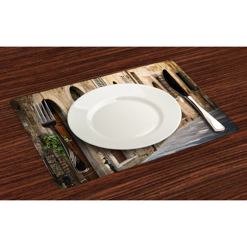 Gerardo Colourful Italian Houses Placemat
