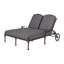Florence Double Chaise Lounge Frame with Cushions-69932196-69932197