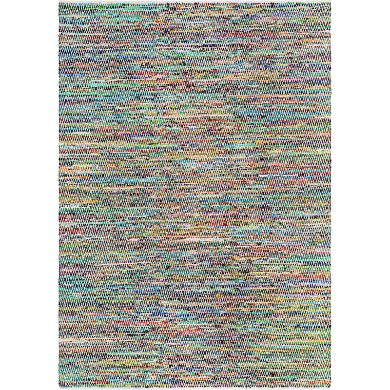 Tapis abstrait en coton Sumiko, Rectangle 10 pi x 14 pi