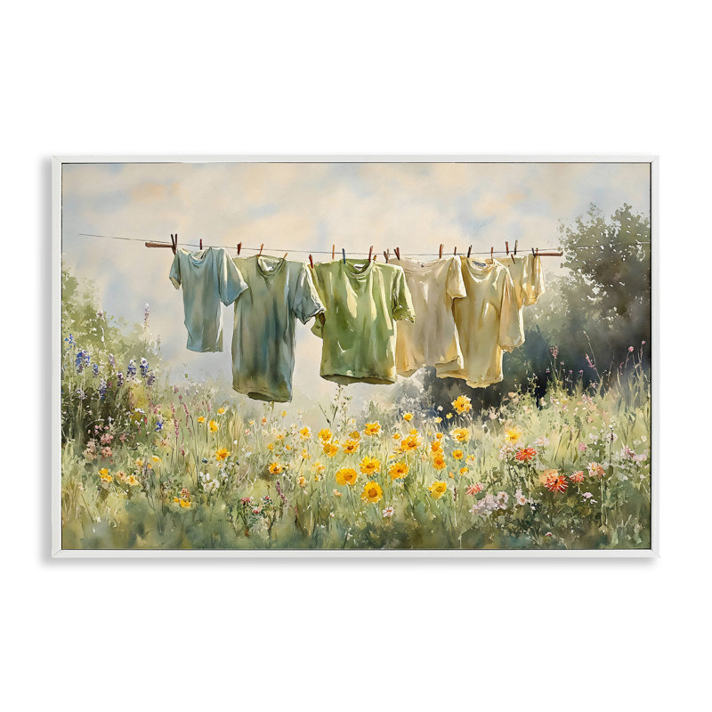 Giclée encadrée, par Wild Studio, H 16 po x l 24 po, Estampe numérique encadrée blanc bord de mer