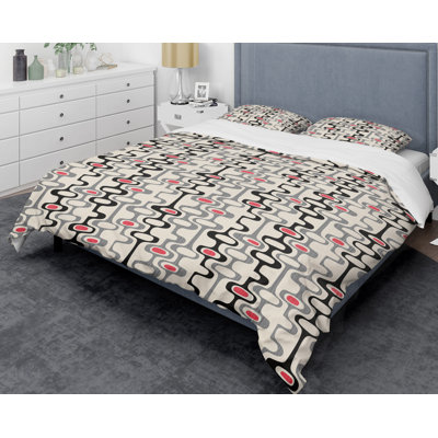 Abstract Modern & Contemporary Polyester Duvet Cover