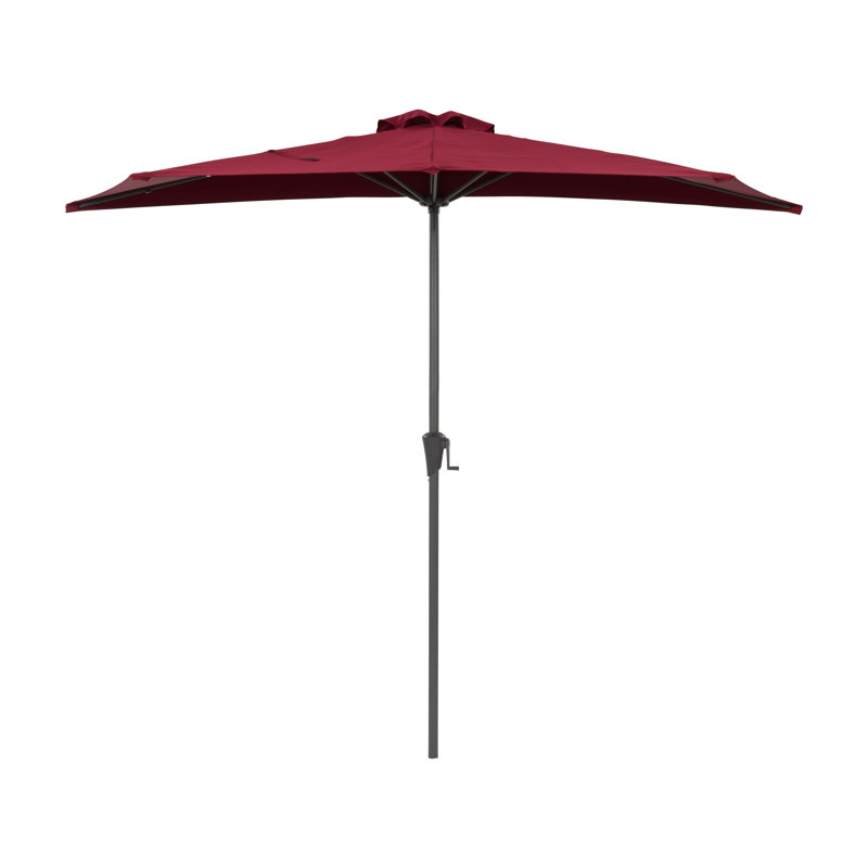 Demi-parasol 8 pi 7 po Karibe, Rouge rubis