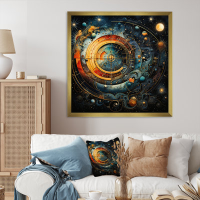 Celestial Astrology Galaxy Collage IV - Astrology Wall Art