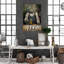 Chat, barman sur toile, impression-1851197211