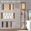 160cm Melamine Faced Column Floor Lamp-124285313