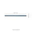 Renzo Denim 0.6 in. x 12 in. Glossy Ceramic Quarter Round Tile Trim-52938567