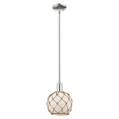 Arcadia - 1 Light 10" Stem Hung Mini Pendant