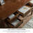 Retro Brown Rectangular Solid Wood Writing Desk-1230101616