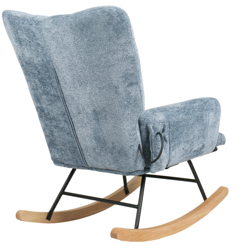 Chaise berçante Modern, Bleu