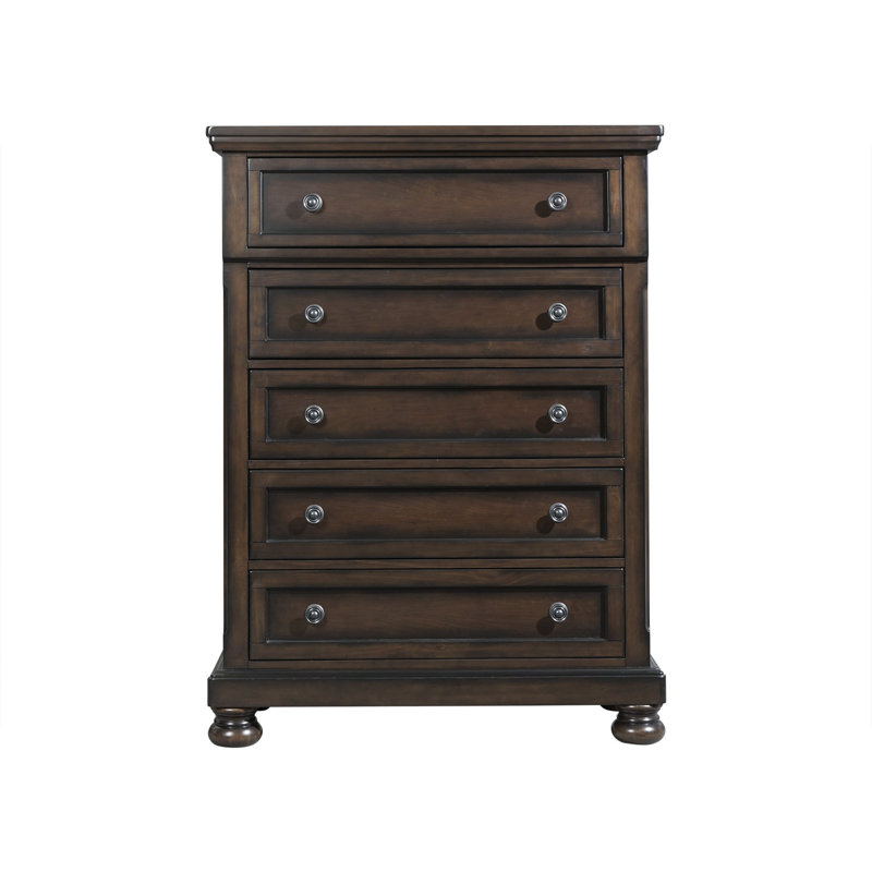 Cordle 5 Drawer 40" W Chest, Brown