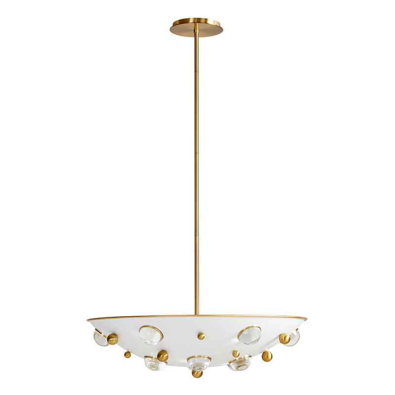 Luminaire suspendu géométrique 4 lumières Globo