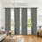MEI SI MENG SHA 100% Blackout Curtains, Solid Color Thermal Insulated Grommet Window Drapes, Easy Install Ready-Made Curtain Panels For Bedroom (Set Of 4)-1559221945-1558948318
