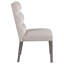 Chaise d'appoint de salle à manger en velours cendré Highmore (ensemble de 2)-878238354