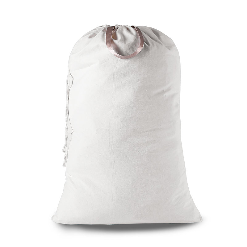 Sac à linge en tissu, Blanc