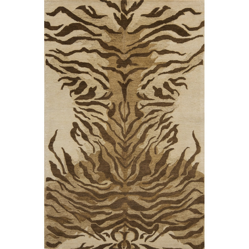 Serengeti Animal Print Indoor Rug, Rectangulaire 2 pi x 3 pi