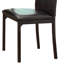 Chaise d'appoint rembourrée en métal Rikkilee