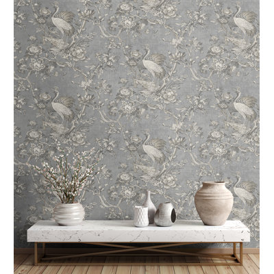 Papier peint Winship mat en étain Alice Crane Toile