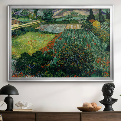 Champ avec coquelicots (Saint-Remy) - Vincent van Gogh - Toile tendue avec châssis, 1889