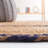 Kyrah Natural Fiber Hand Loomed Jute/Cotton Rug in Natural/Navy-812731685