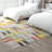 Geometric Power Loom Polypropylene Plastic Rug-73607580
