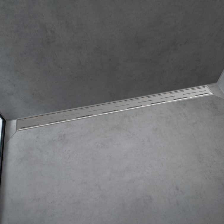 Rain Match Trim Classic 47 1/4" Linear Grid Shower Drain