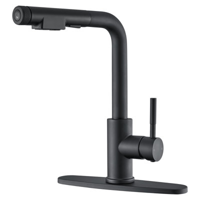 Robinet de cuisine à une poignée avec douchette extractible avec fonction de filtration d'eau